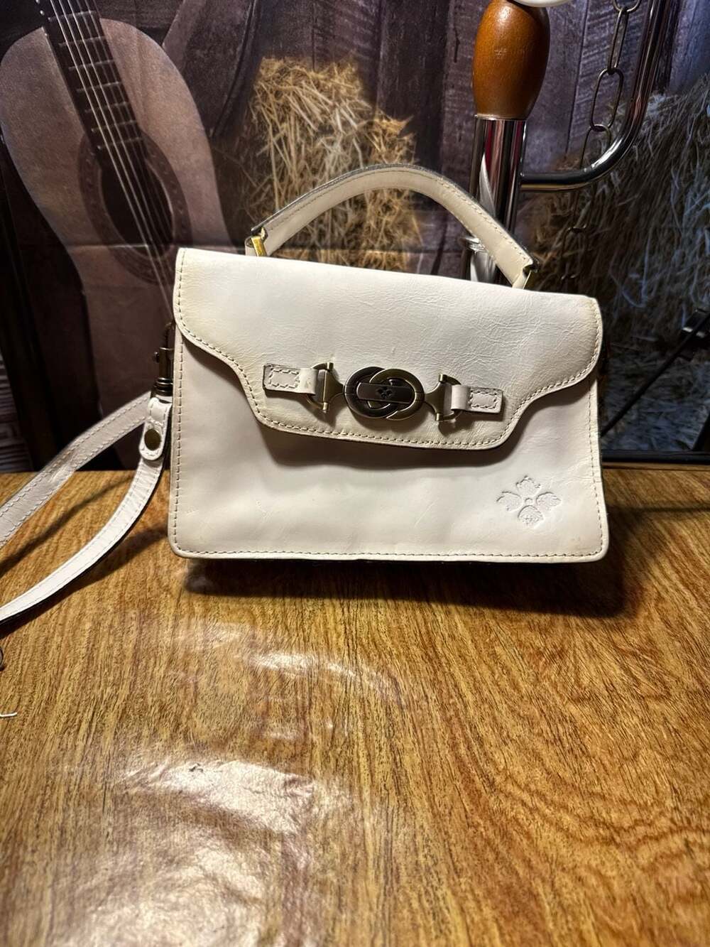 Patricia Nash Leather Porcili Crossbody Bag